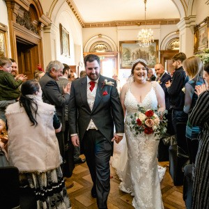 Wedding Ceremony in Orchardleigh House, Frome
