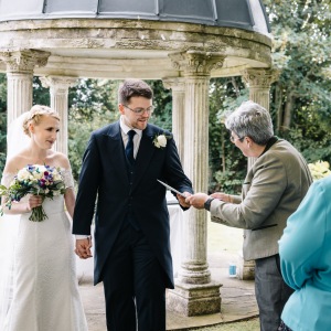 Wedding Ceremony in Ardington House