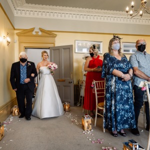 Wedding Ceremony in  Glenfall House, Cheltenham