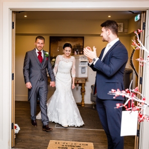 Wedding reception in Stonehouse Court Hotel, Stroud
