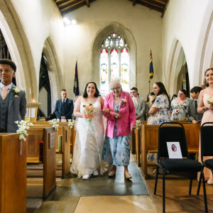 Wedding Ceremony in All Saints Church, Didcot