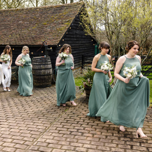 Wedding Ceremony in Old Luxters Barn