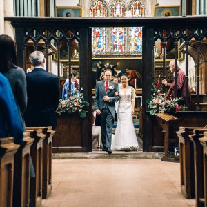 Wedding Ceremony in St Andrews Church, Chinnor